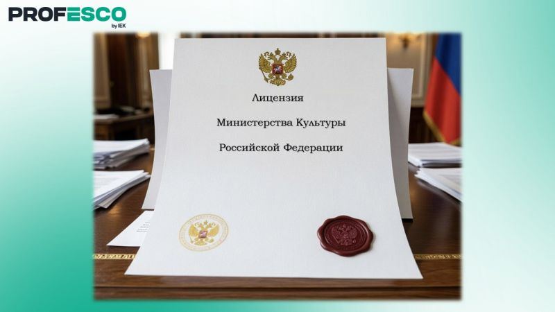 Надёжность, проверенная государством: лицензия Минкультуры РФ у компании ПрофЭСКО